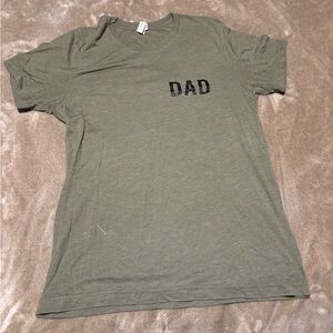 Bella Canvas Olive Green Dad Tee